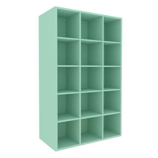 Library Book storage shelf rack bookcase wooden modern design book store shelves bookshelf