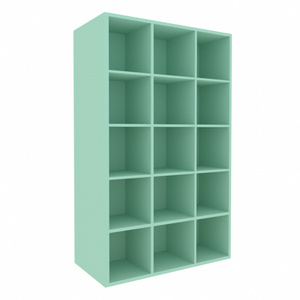 Library Book storage shelf rack bookcase wooden modern design book store shelves bookshelf