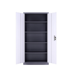 Office furniture cheap metal storage cabinet swinging glass and metal door lock for double doors