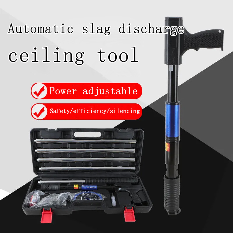 Strong Ceiling Fastening Concrete Hand Stapler Tool Noise Reduction Ceiling Concrete Nail Gun