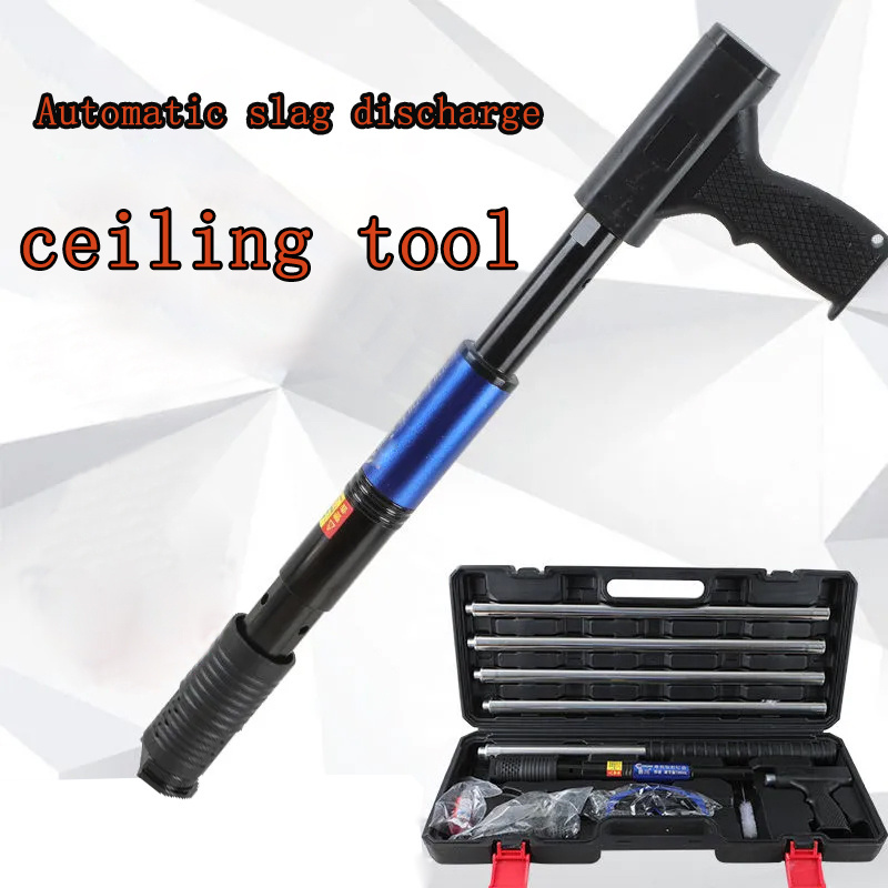 Strong Ceiling Fastening Concrete Hand Stapler Tool Noise Reduction Ceiling Concrete Nail Gun