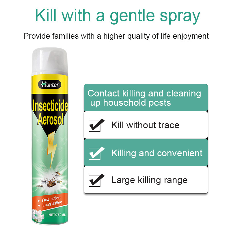 Wholesale insecticide anti mosquito cockroach fly bed bug insect killer spray