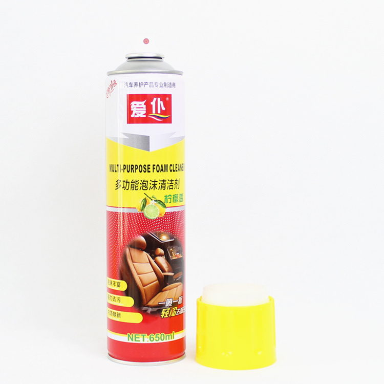 Factory Support Private Label Foam Cleaning Spray Car Interior Cleaning Foam Cleaner  Car Detailing Products