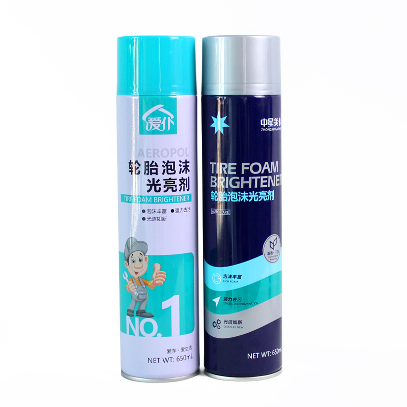 car spray tire cleaner shine foam cleaner&shine spray hot sale top best tire cleaner