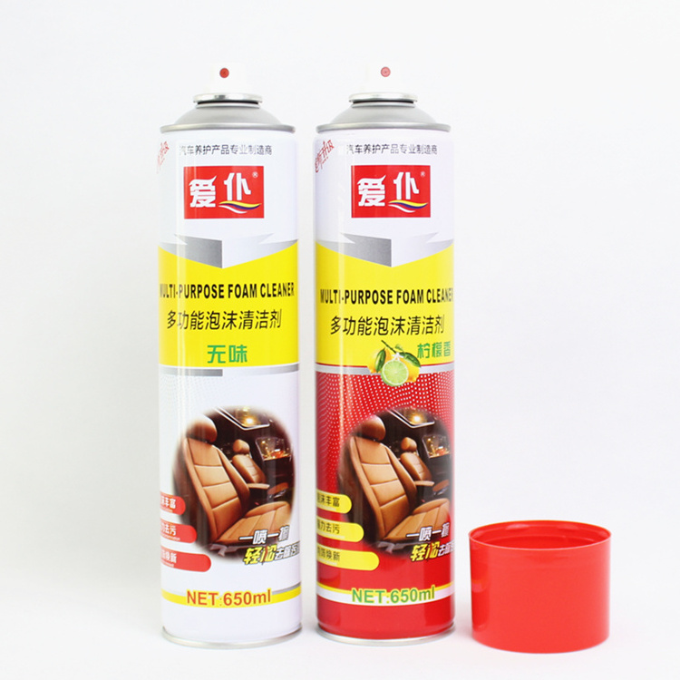 Factory Support Private Label Foam Cleaning Spray Car Interior Cleaning Foam Cleaner  Car Detailing Products