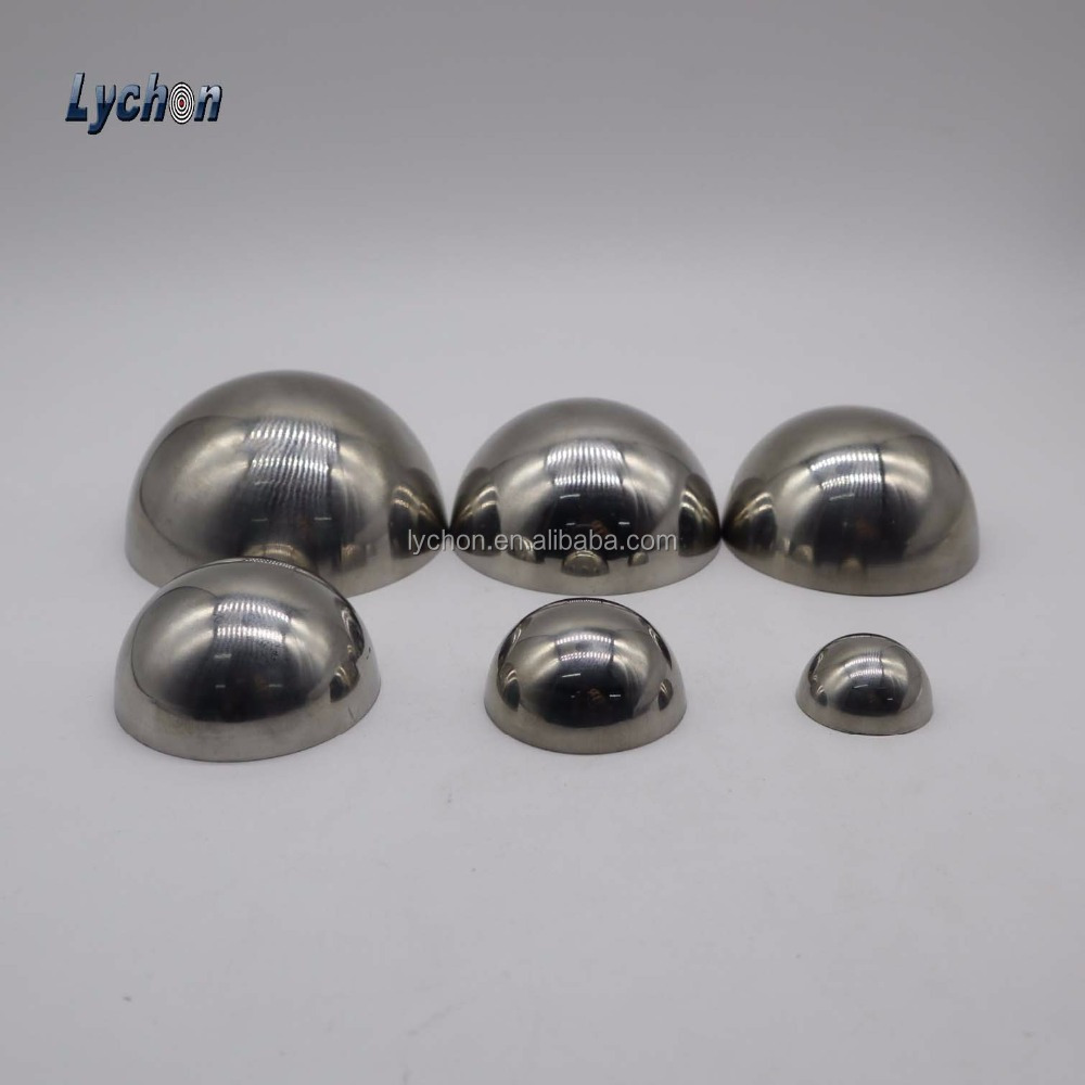 AISI 304 316 stainless steel hemisphere mold Bath bomb molds metal half sphere