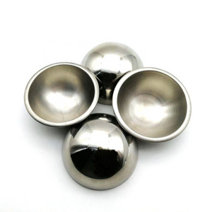 Hemisphere stainless steel bath bomb molds 38mm 55mm 60mm 65mm 75mm