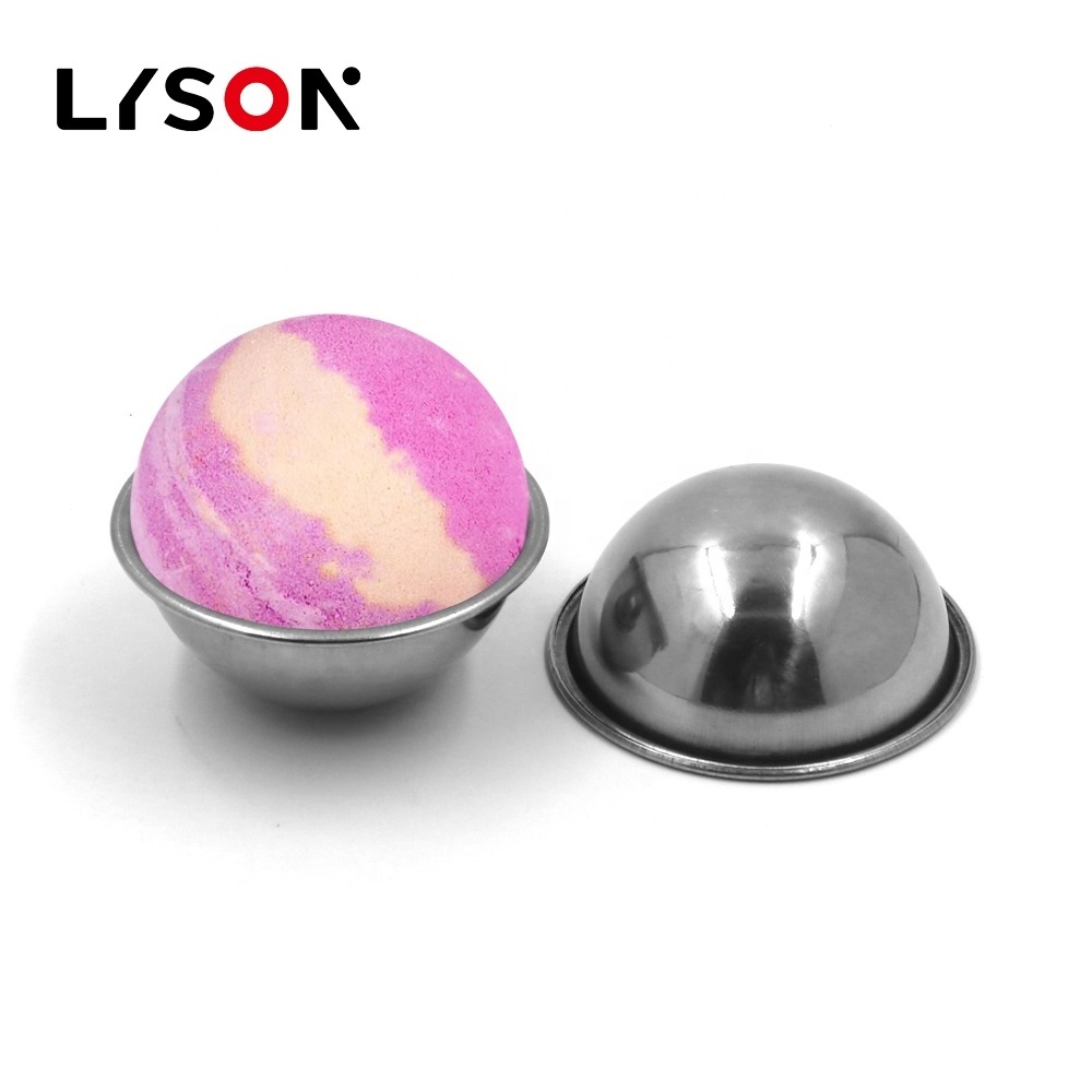 Hemisphere stainless steel bath bomb molds 38mm 55mm 60mm 65mm 75mm