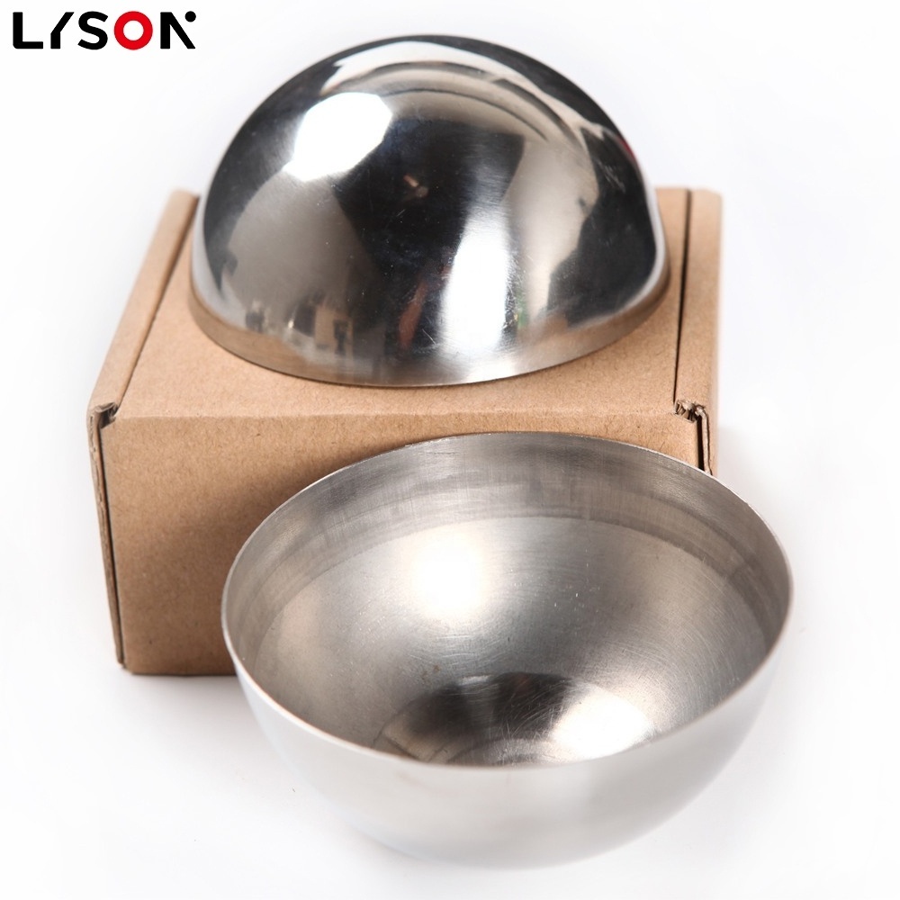 Large stainless steel hollow hemisphere 20mm-2000mm half metal sphere of 100mm 200mm