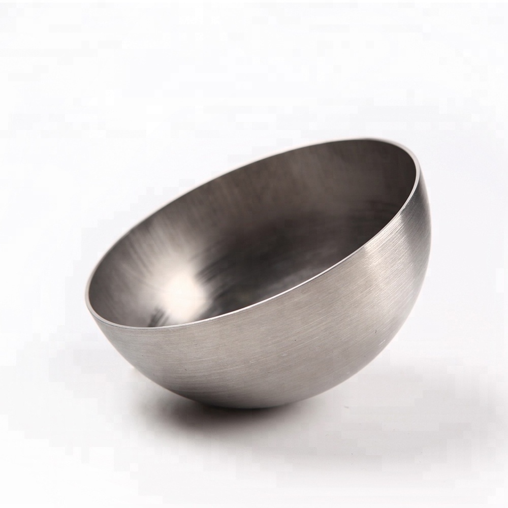 Large stainless steel hollow hemisphere 20mm-2000mm half metal sphere of 100mm 200mm