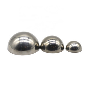 Large stainless steel hollow hemisphere 20mm-2000mm half metal sphere of 100mm 200mm