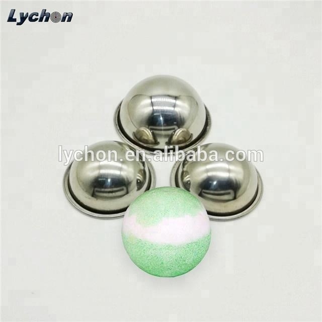 Hollow 304 Stainless Steel Half Sphere 1inch 2 Inch 3 Inch Bath Bomb Mold