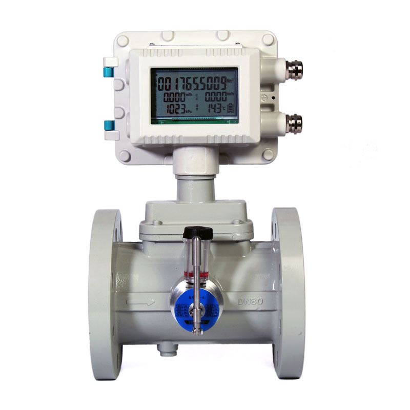 gas turbine flowmeter price 24vdc input 4-20ma output gas turbine flow meter