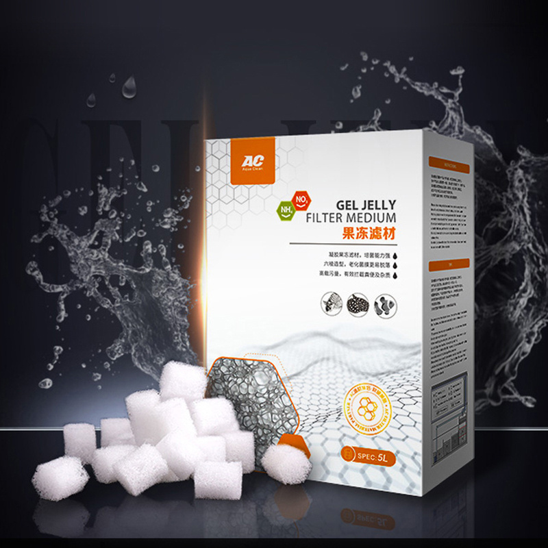 AC jelly filter material  fish tank accessories  nitrifying bacteria house, biochemical fish culture, aquarium bottom filter