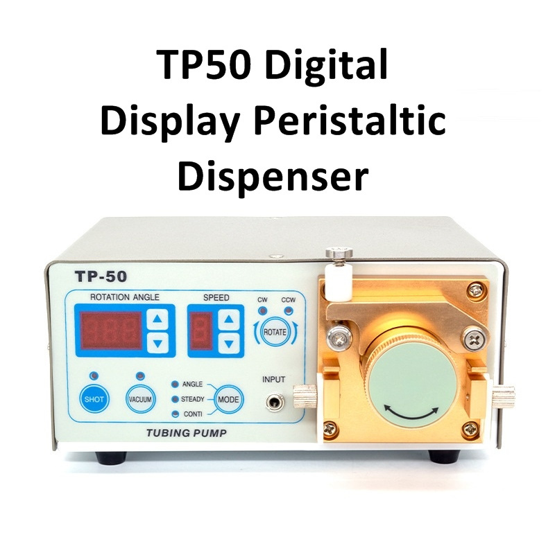 TP-50 Automatic Peristaltic Glue Dispenser Digital Display Professional Precise Dispensing For Loctite Quick-Drying Glue