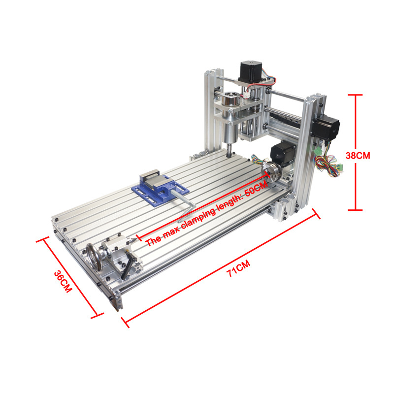 DIY CNC 3060 4Axis Engraving Milling Machine 400W Mach3 Software Controller