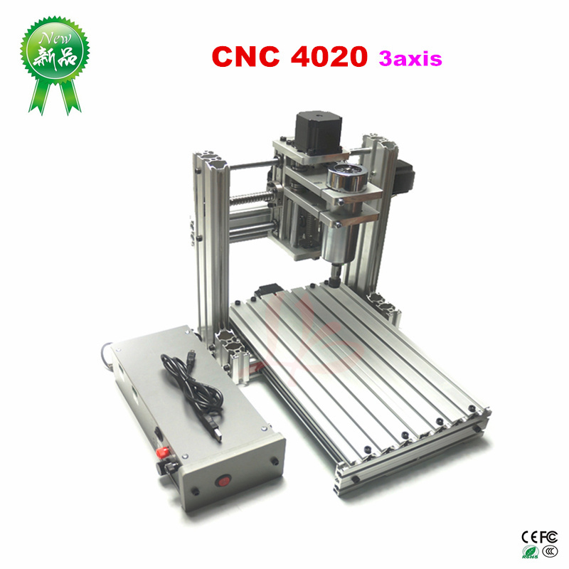 DIY CNC Router Metal Engraver 4020 400W 3axis 4 Axis 5 Axis CNC Engraving Machine for Woodworking