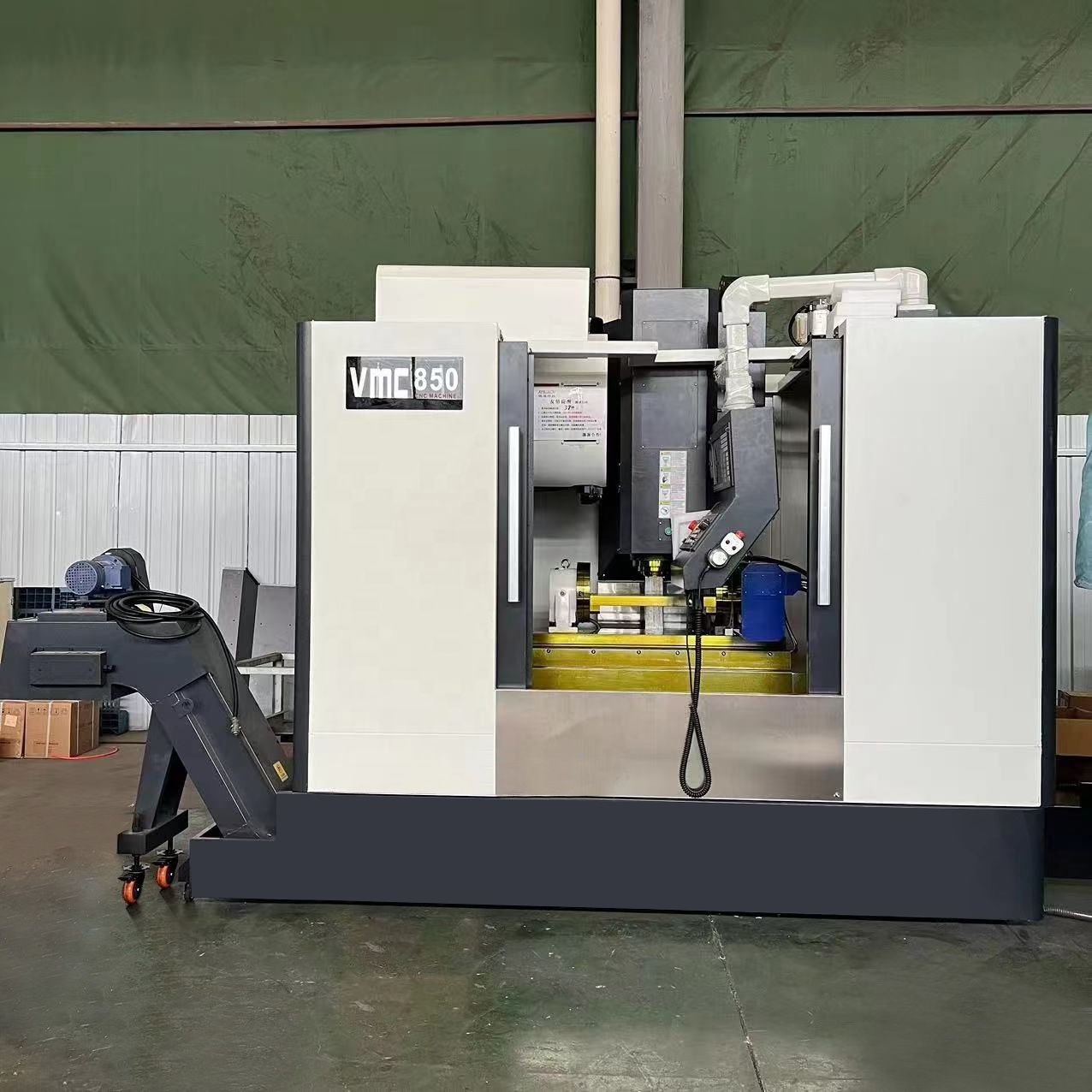 vmc850 vmc855 FANUC system 3-axis 4-axis 5-axis Cnc Machining Center With Automatic Tool Changer For Metal