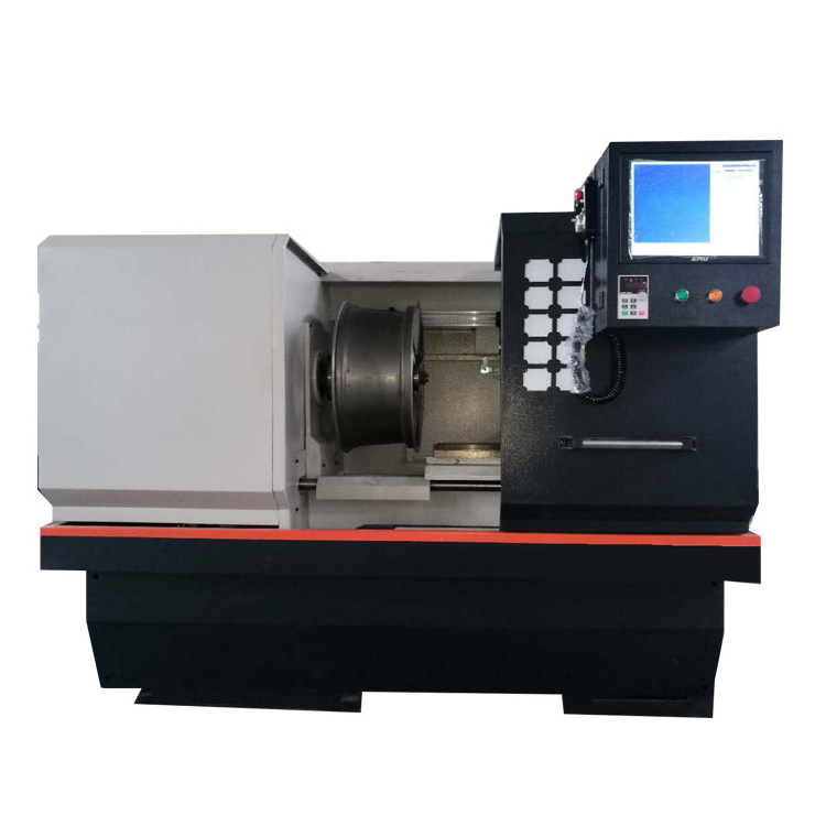 AWR28 Diamond Cutting Alloy Wheel CNC Lathe Rim Repair Machine