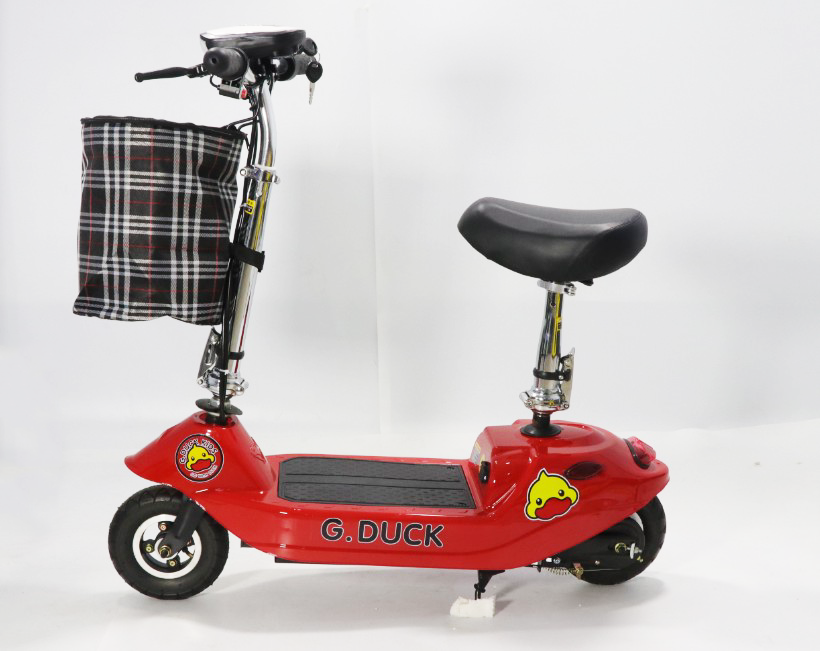 2 wheel folding electric self balancing folding scooter with seat dc motor 24v