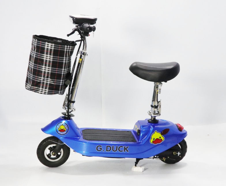 2 wheel folding electric self balancing folding scooter with seat dc motor 24v