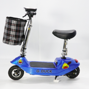 2 wheel folding electric self balancing folding scooter with seat dc motor 24v