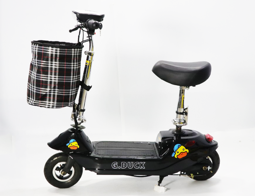 2 wheel folding electric self balancing folding scooter with seat dc motor 24v