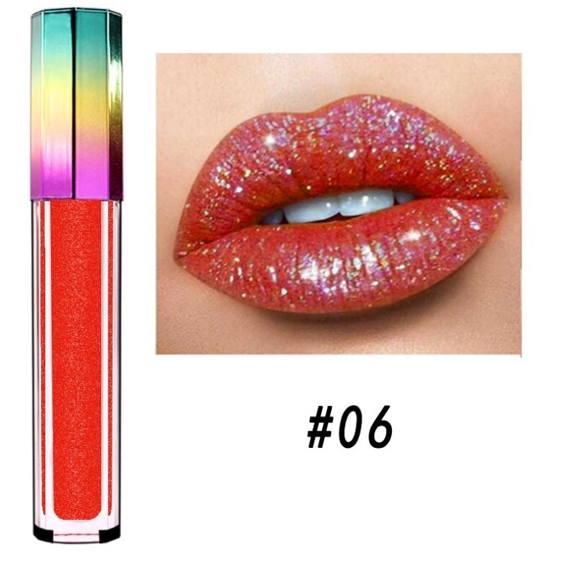 Metal Shining Lipgloss Magic Lipstick Tube Glitter Shimmer Color Private Label Extreme High Shine Liquid Metallic Lip Gloss