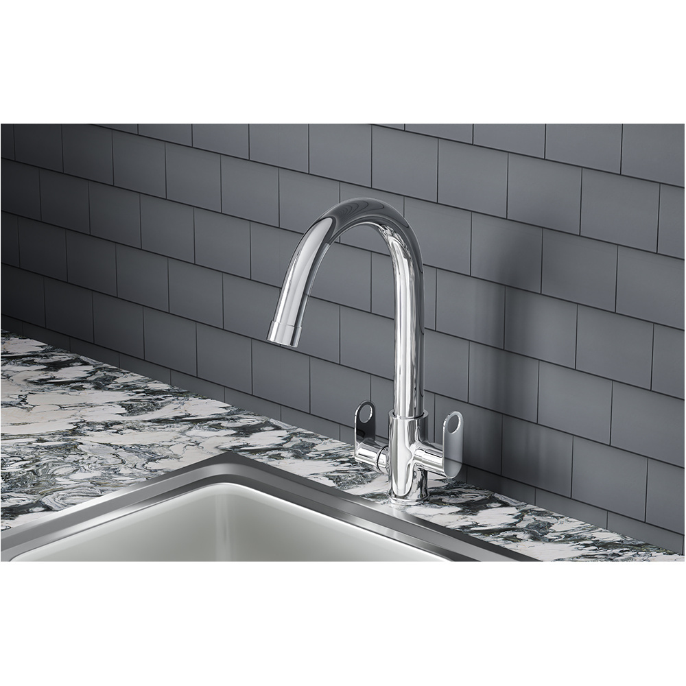 Factory Supply Sink Cock With Swinging Spout Waterfall Mixer Sinks Basin Faucet for Sale