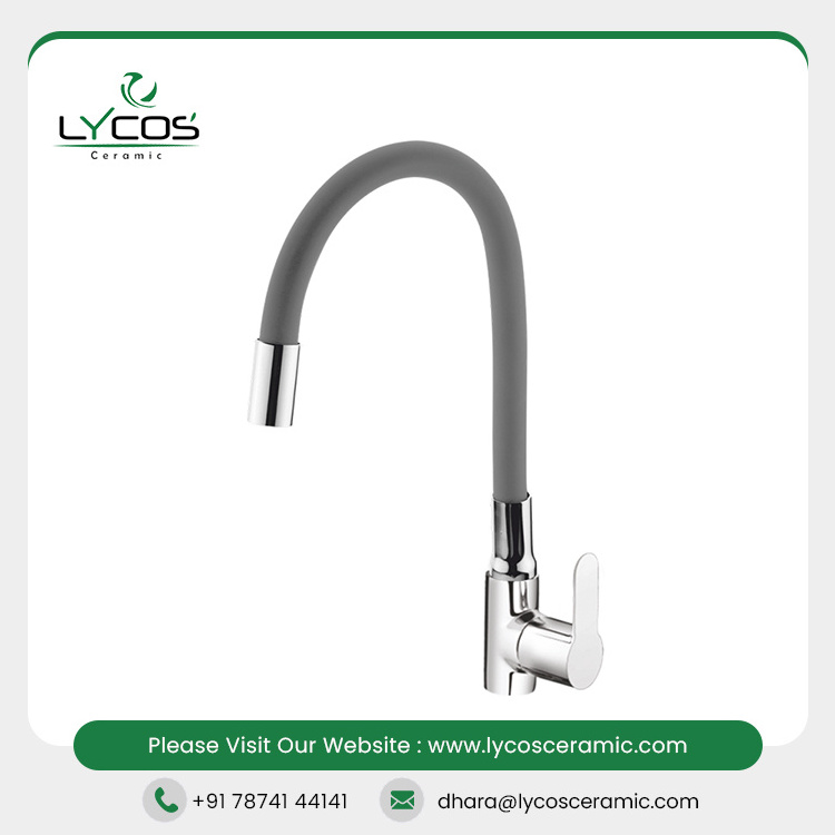 Wholesale Price Swan Neck With Colour Spout Faucet From India