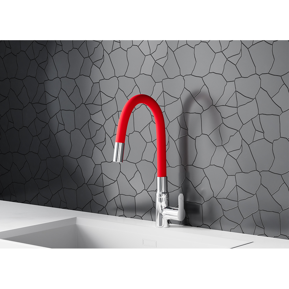 Wholesale Price Swan Neck With Colour Spout Faucet From India