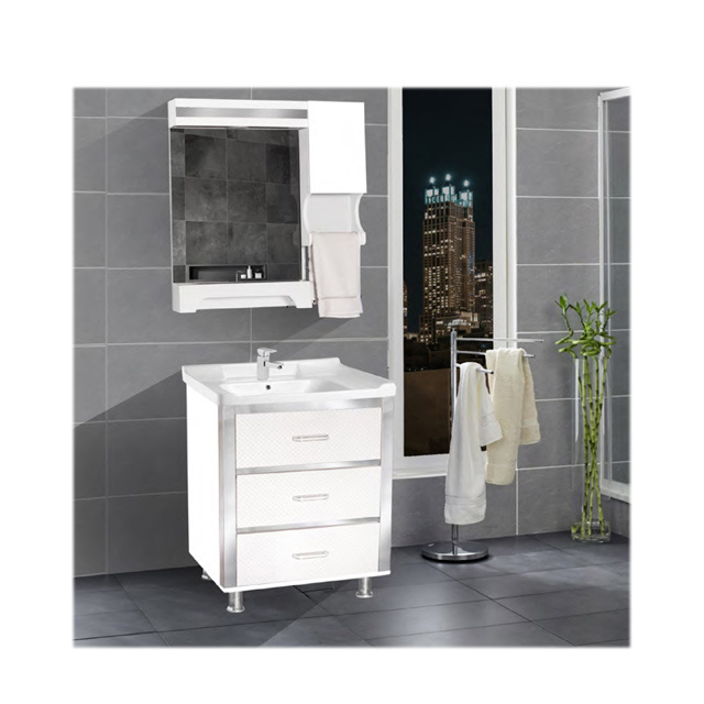 High Quality Bathroom Cabinet Pvc Bathroom Vanity Cabinet For Hotel Home Bathroom Accessories