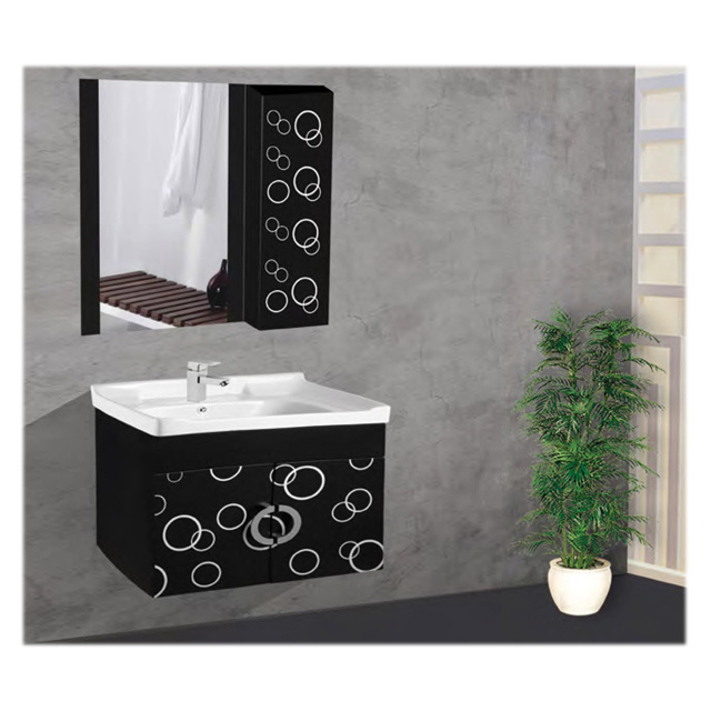 High Quality Bathroom Cabinet Pvc Bathroom Vanity Cabinet For Hotel Home Bathroom Accessories