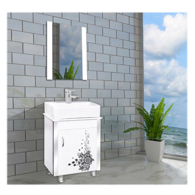 High Quality Bathroom Cabinet Pvc Bathroom Vanity Cabinet For Hotel Home Bathroom Accessories