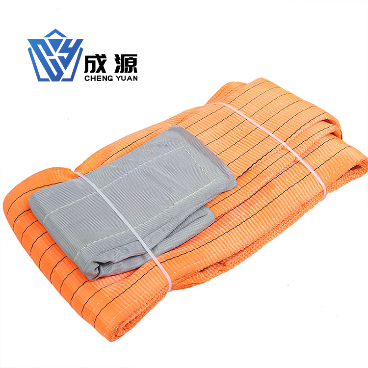 1T 2T 3T 4T 5T 6T 8T 10T Competitive price Double Eye Soft Polyester Flat Lifting Webbing Sling