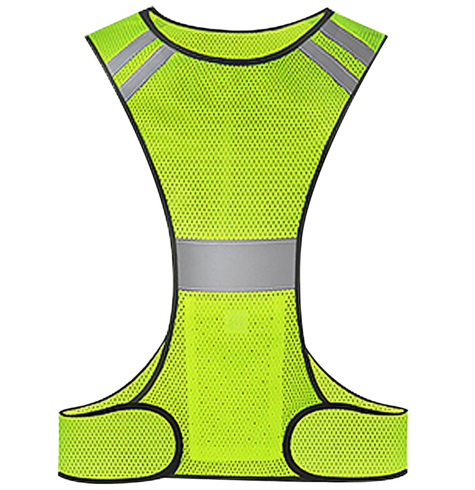 outdoor activity reflective high visibility vest Running  suitable for walking cycling breathable and lightweight man and woman