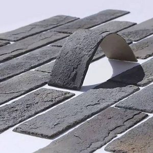 Exterior decoration flexible clay tile 3d soft brick wall panel mcm interior wall stone