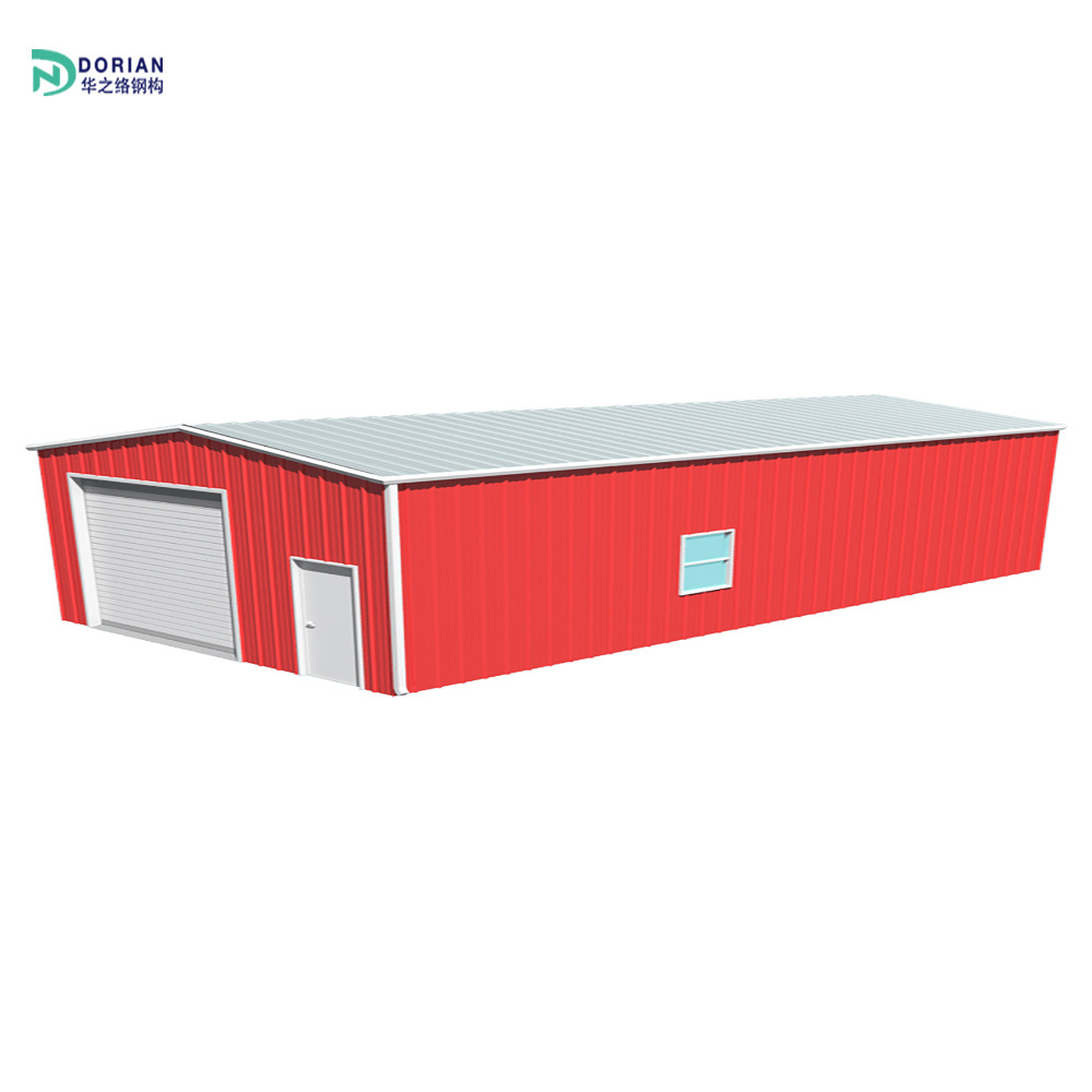 30 x 40  steel structure warehouse space frame flat roofing factory / metal church utility building