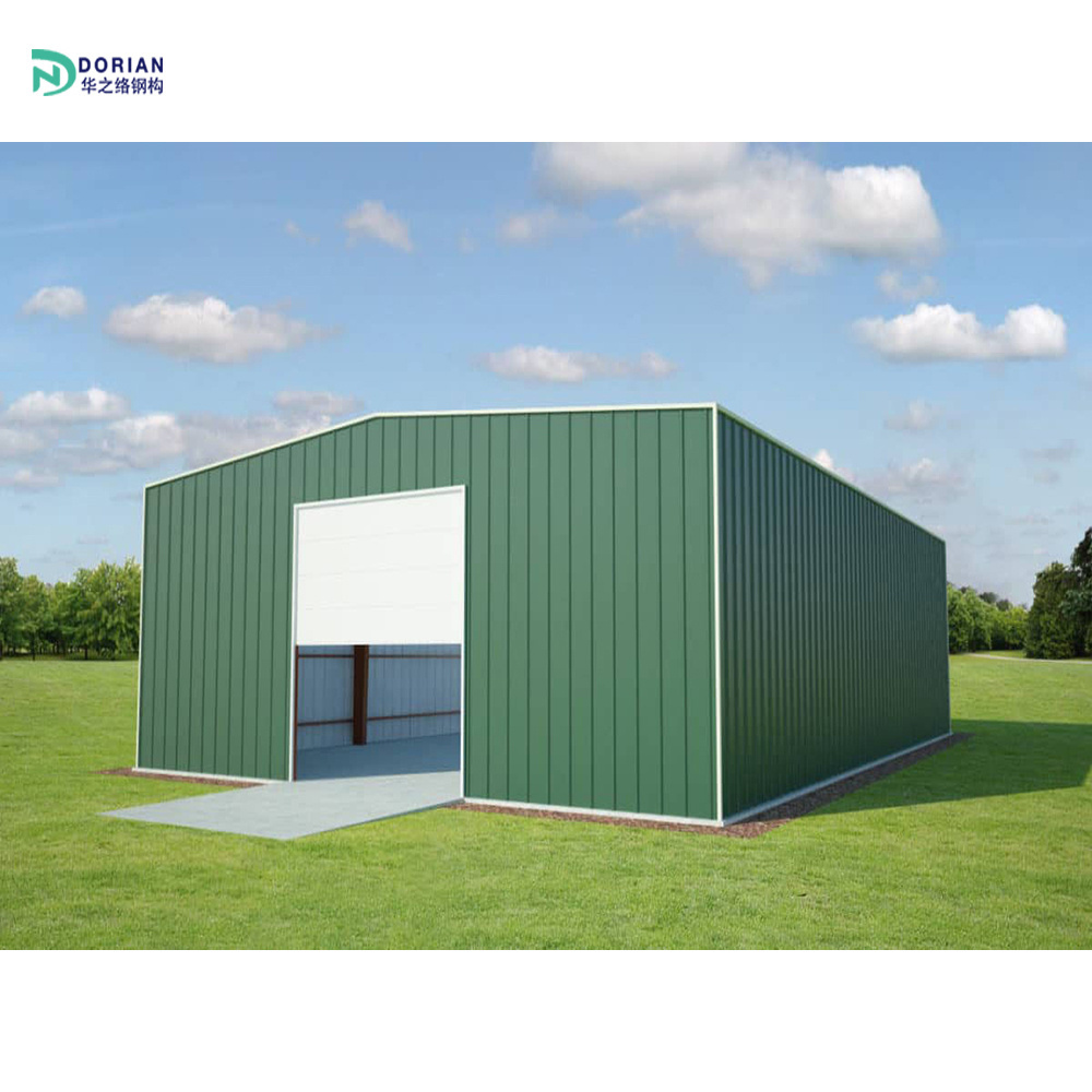 30 x 40  steel structure warehouse space frame flat roofing factory / metal church utility building