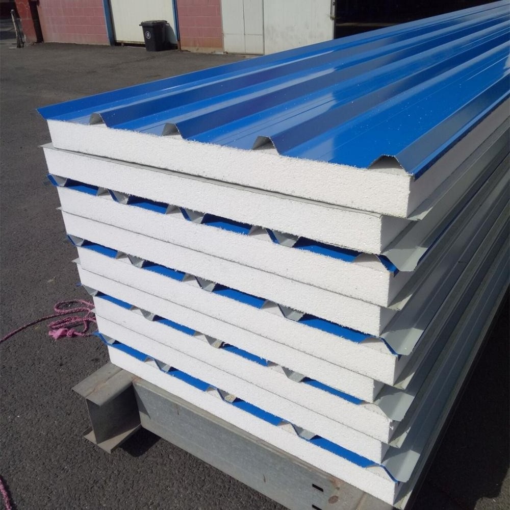 Fireproof Insulated panels/sandwich for Panels Prefabricated Steel Structure Wall And Roof