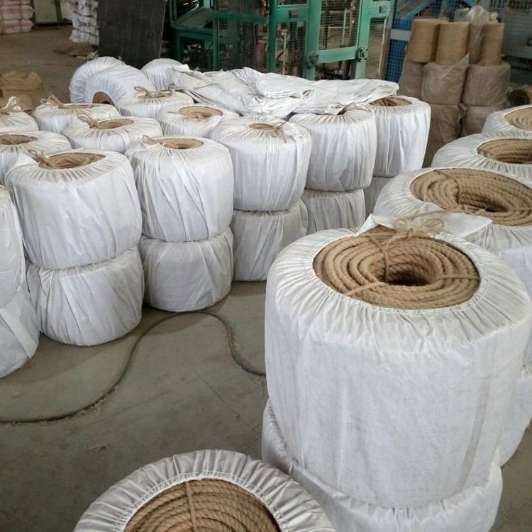 Manufacturer Natural Fiber Sisal Baler Twine Scratching Post Twisted Sisal Rope For Packaging Decoration 11MM 32MM