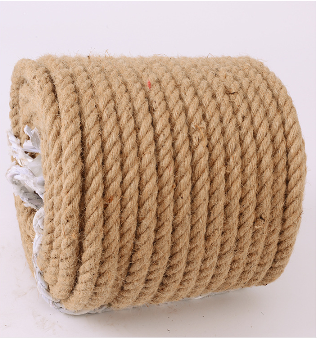 Mooring Ropes Factory Wholesale Twist 3/4 Strands Natural Manila/Sisal Jute Hemp Twist Fiber Rope for Marine and Fishing Used