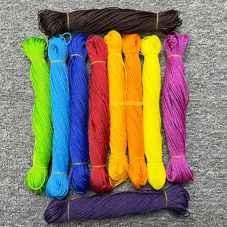 3 ply pe twine twisted polyethylene rope fishing net twine