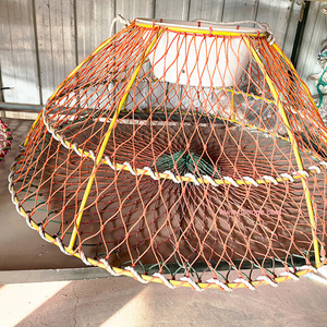 Hot Selling Wholesale Plastic Exported Lobster Trap Stainless Steel Frame Net Crab Trap