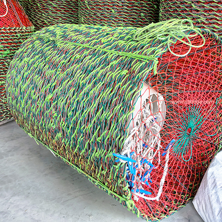 Hot Selling Wholesale Plastic Exported Lobster Trap Stainless Steel Frame Net Crab Trap