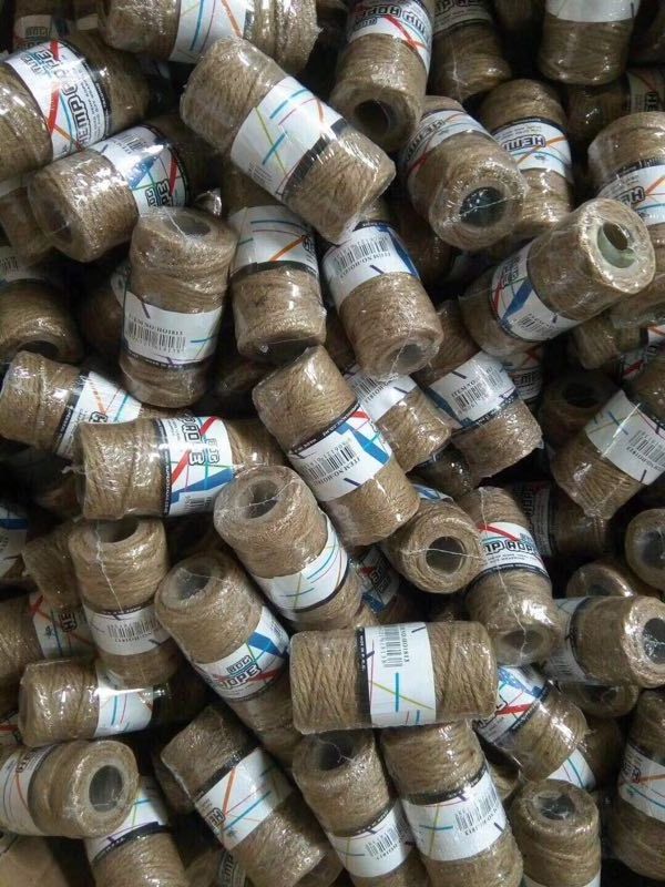 Mooring Ropes Factory Wholesale Twist 3/4 Strands Natural Manila/Sisal Jute Hemp Twist Fiber Rope for Marine and Fishing Used