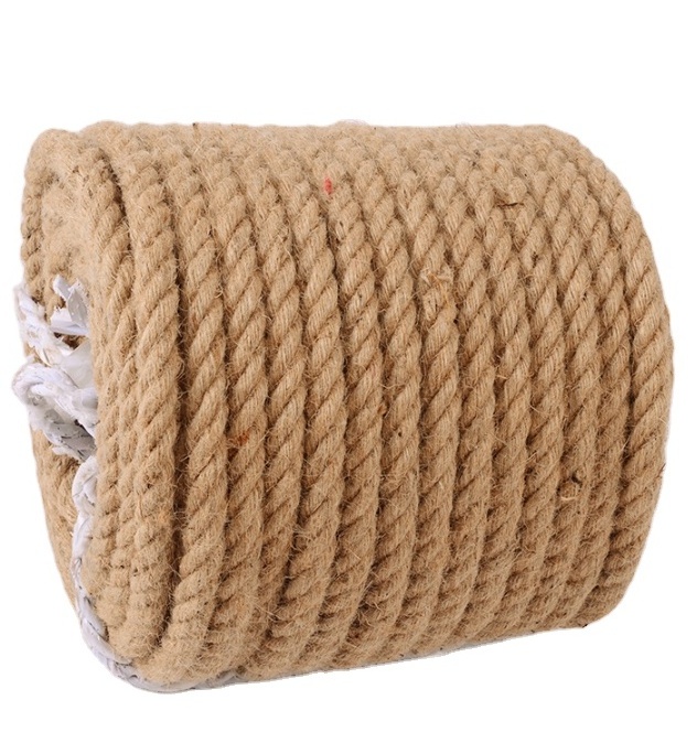 Manufacturer Natural Fiber Sisal Baler Twine Scratching Post Twisted Sisal Rope For Packaging Decoration 11MM 32MM