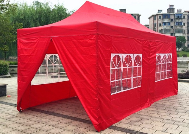 Linyi duomi Factory Directly Sale Trade Show Tent Pop-up Heavy Duty Tent 10 X 10 Ft Advertising Logo Canopy