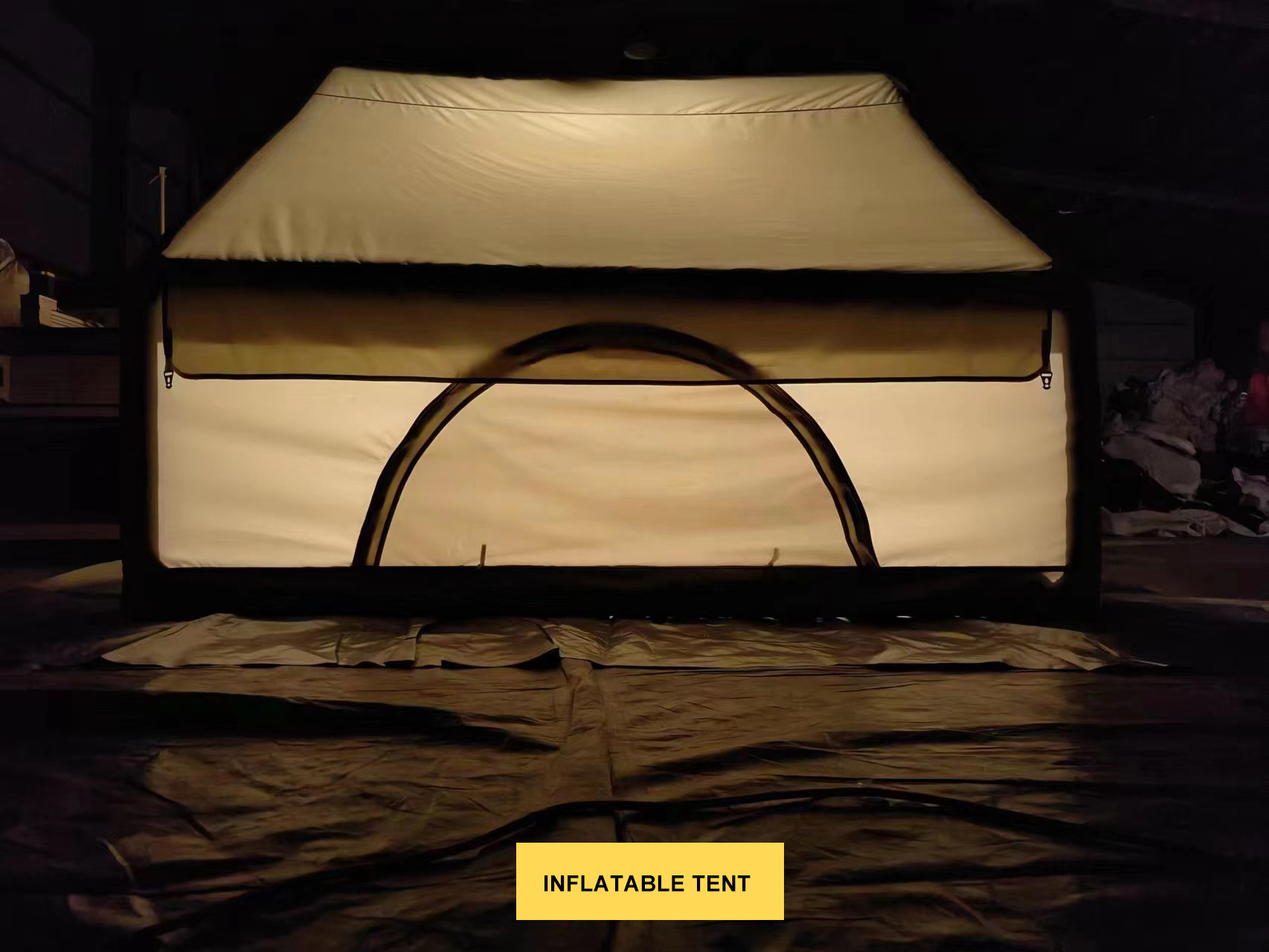 Good Quality Outdoor Oxford Waterproof Family Travel Camping Tent Inflatable House Tent