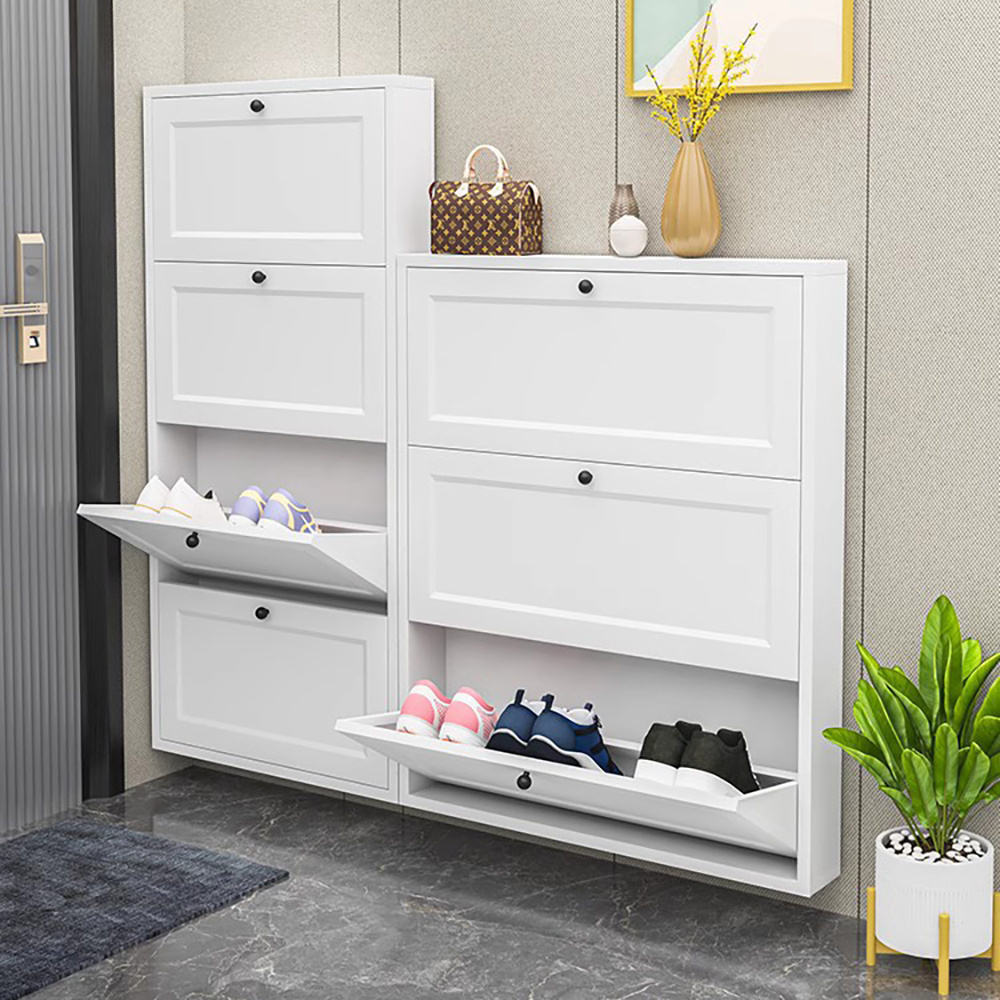 Home furniture ultrathin shoes storage cabinet rack steel  shoe rack cabinet iron shoe cabinet